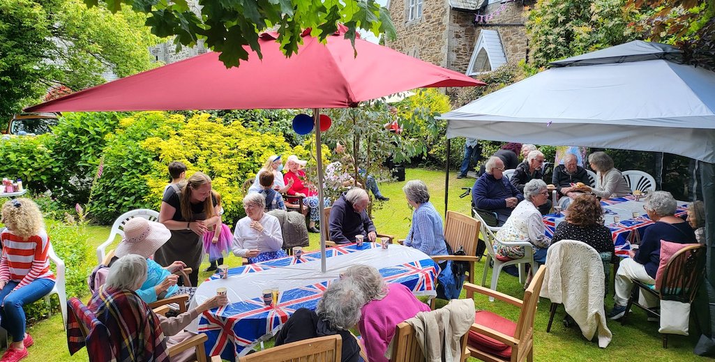 Jubilee garden party at St George's Hotel Truro